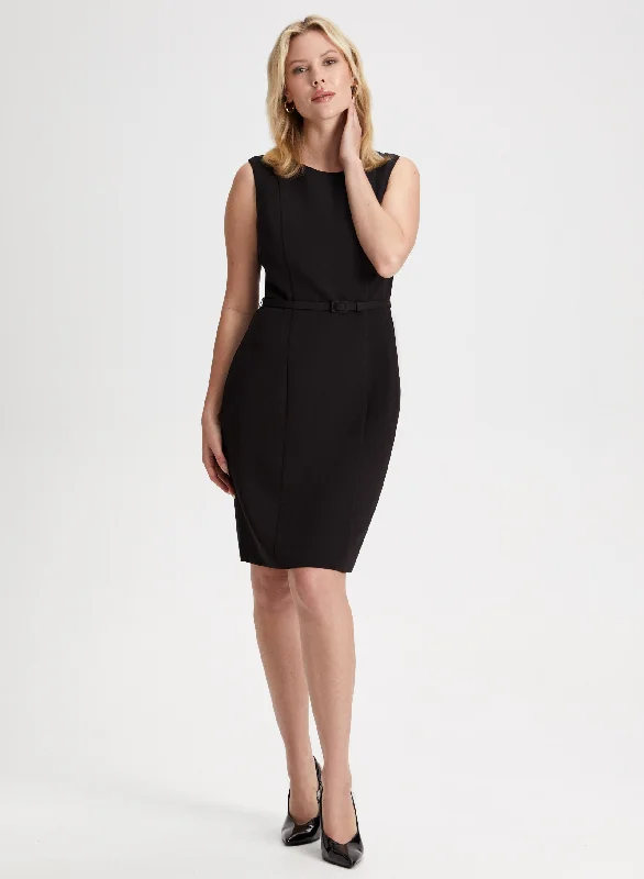 Belted Sheath Dress