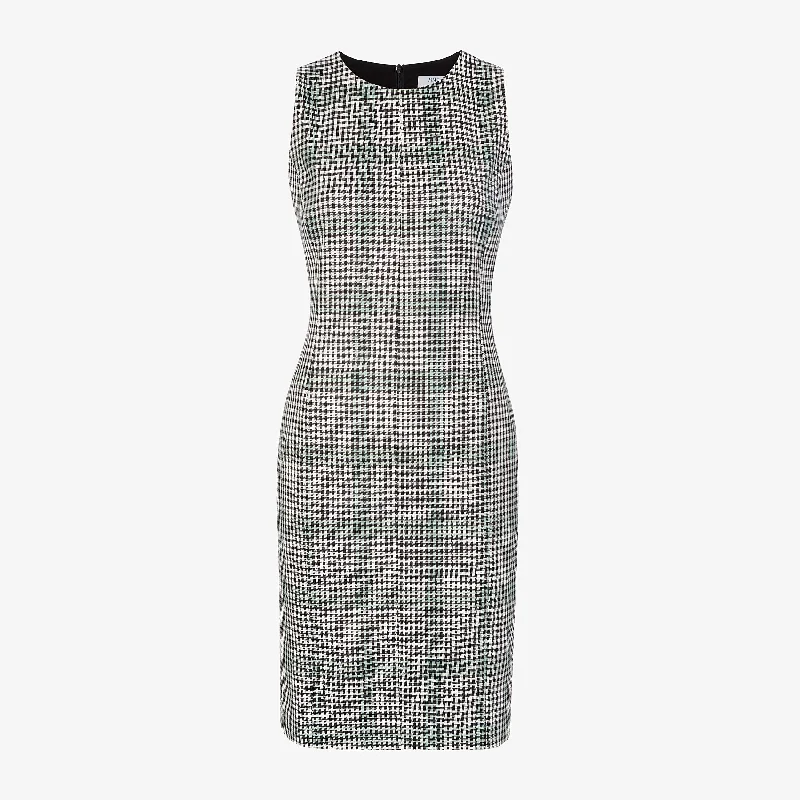 Constance Dress - Check Plaid Sharkskin :: Multi