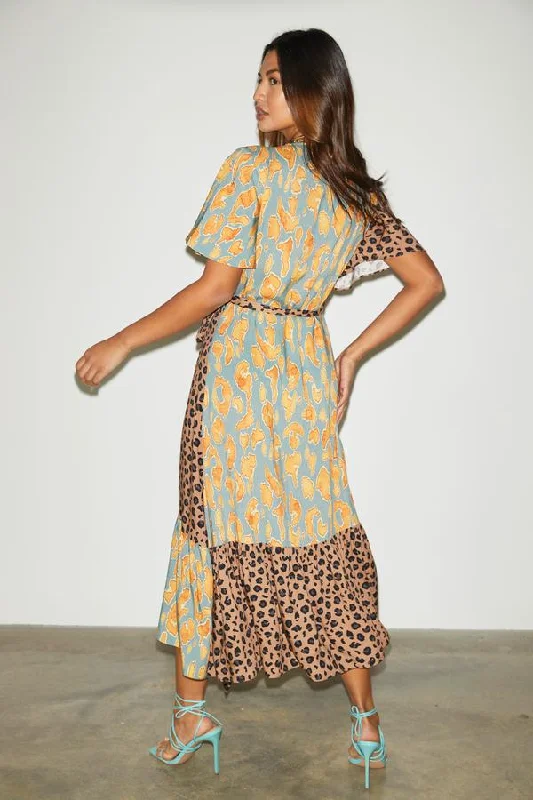 Animal Cordelia Wrap Dress