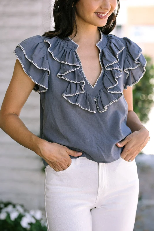 Betsy Ruffled Blouse