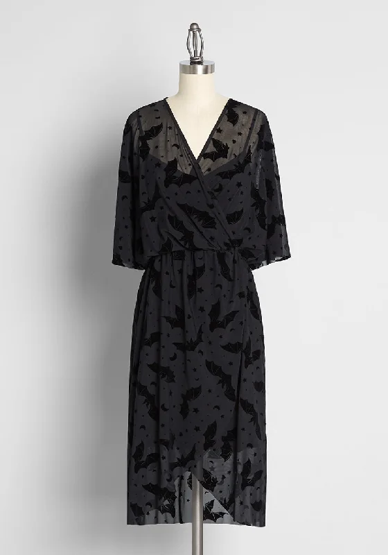 Dramatic Depths Velvet Dress