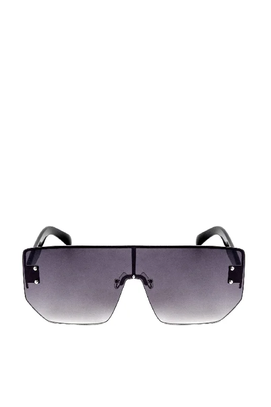 Geometric Rimless Sunglasses