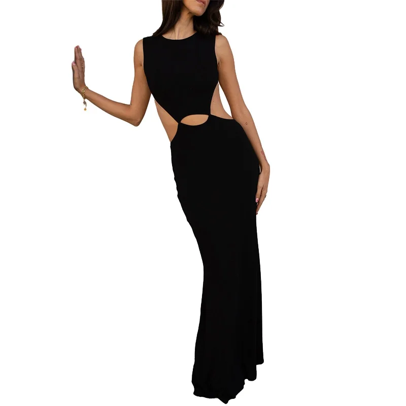 Halloween Sleeveless Bodycon Backless Cutout Dress