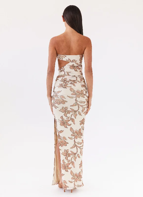 Into Pieces Mesh Maxi Dress - Hazel Bloom