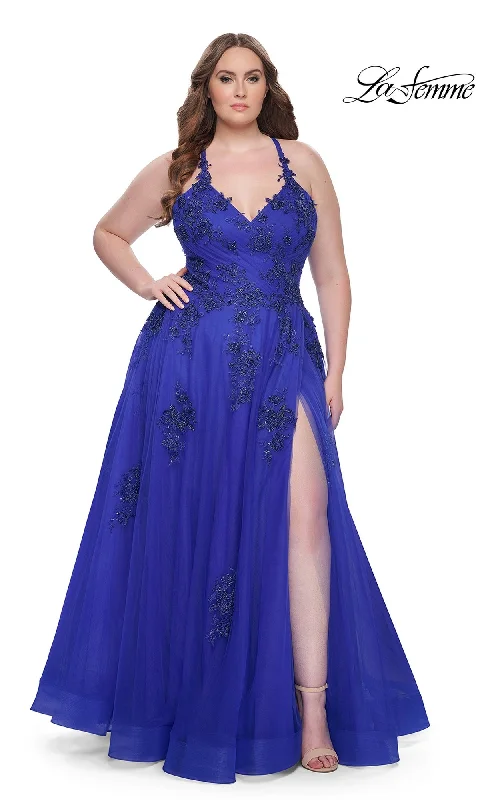 La Femme 31378 Plus-Size Formal Prom Dress