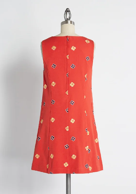 Mid-Century Muse Shift Dress