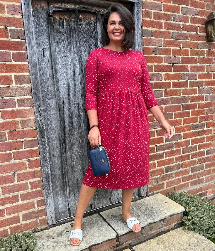 Red Dot Guelder Rose Dress