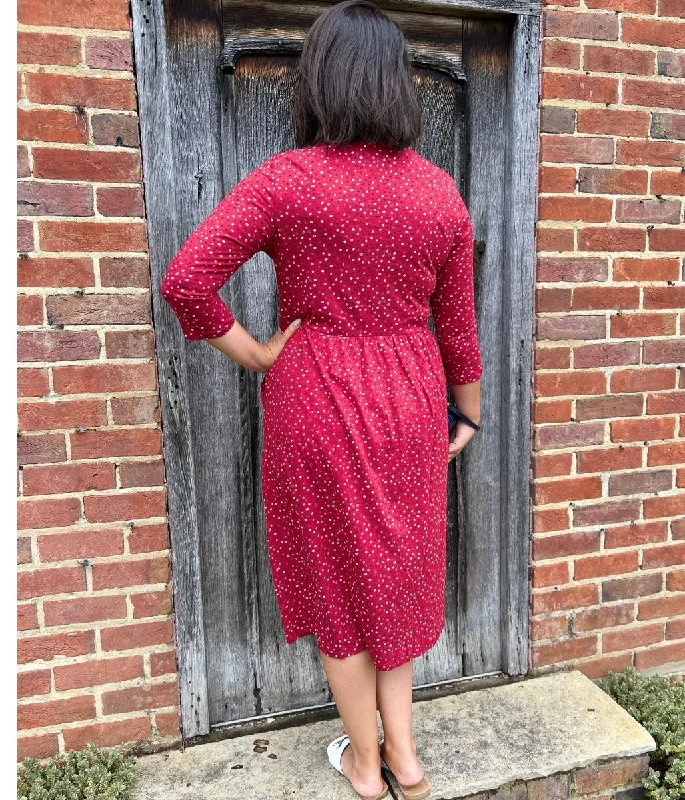 Red Dot Guelder Rose Dress