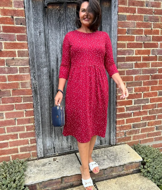 Red Dot Guelder Rose Dress