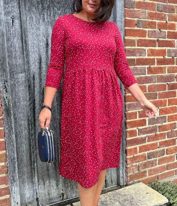 Red Dot Guelder Rose Dress