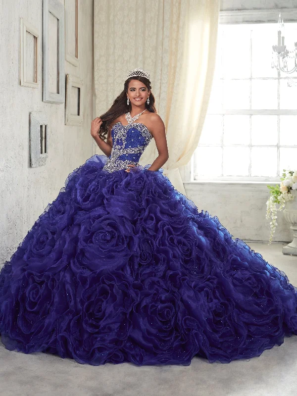 Ruffled Quinceanera Dress with Mini Skirt by House of Wu 26801