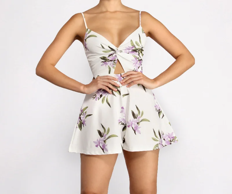 Summer Fling Floral Romper