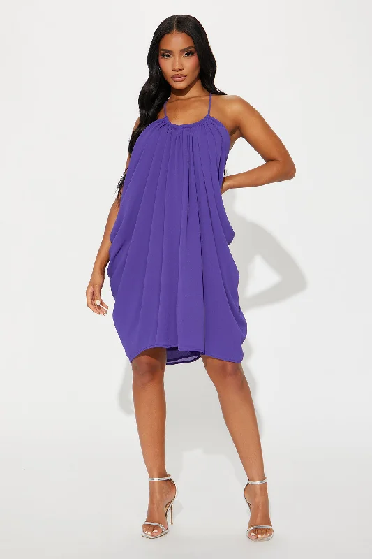 Violetta Mini Dress - Purple