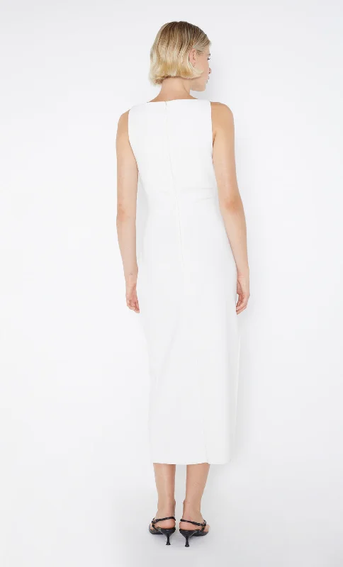 BE MINE TUCK DRESS - IVORY