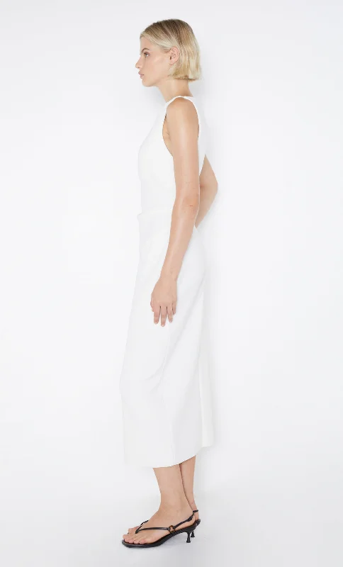 BE MINE TUCK DRESS - IVORY