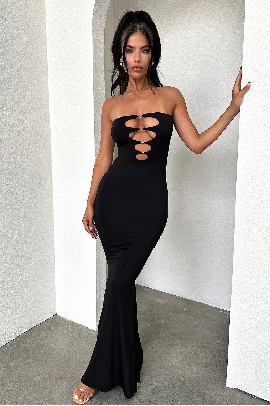 Miami Maxi Dress - Black