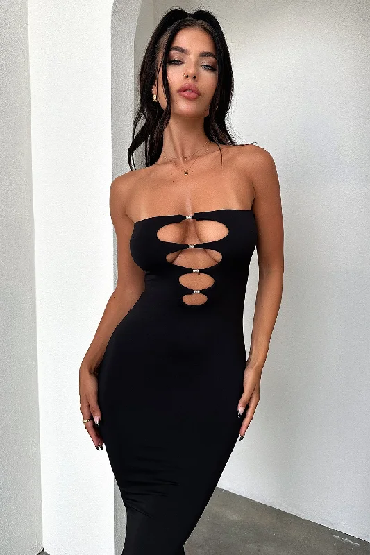 Miami Maxi Dress - Black