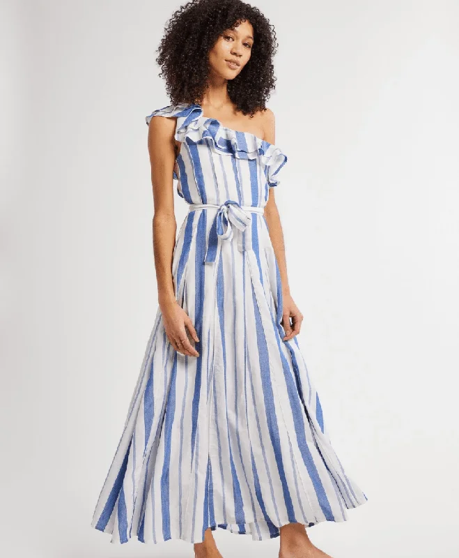 Yvonne Dress in Nantucket Stripe