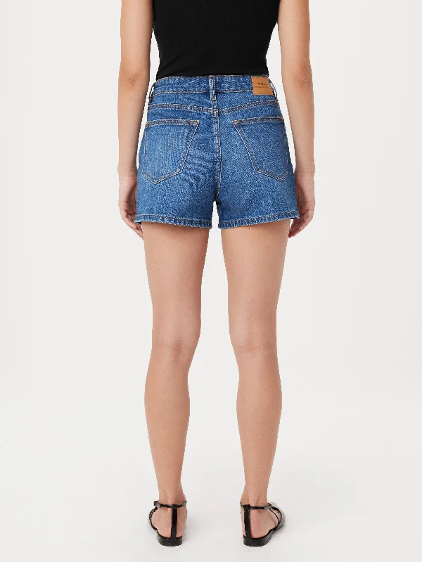 The Stevie Tapered Denim Short in Blue