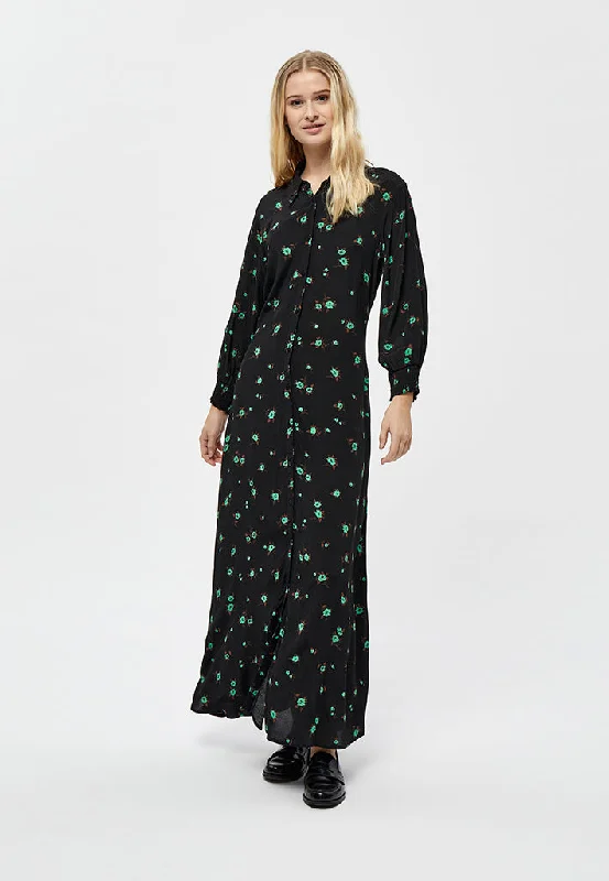 MSAlexi maxi dress - Apple Green Flower Print