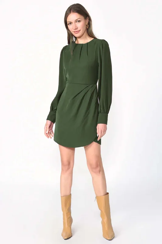 Edna Draped Front Mini Dress