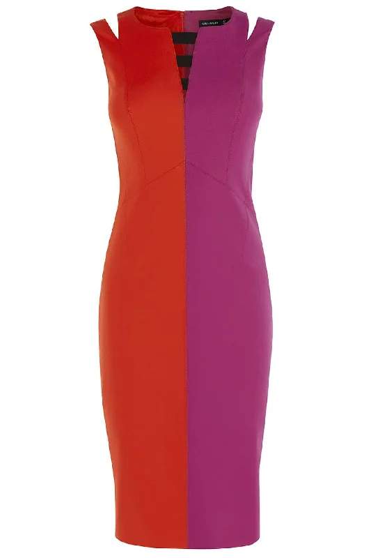 Two Tone Pencil Dress