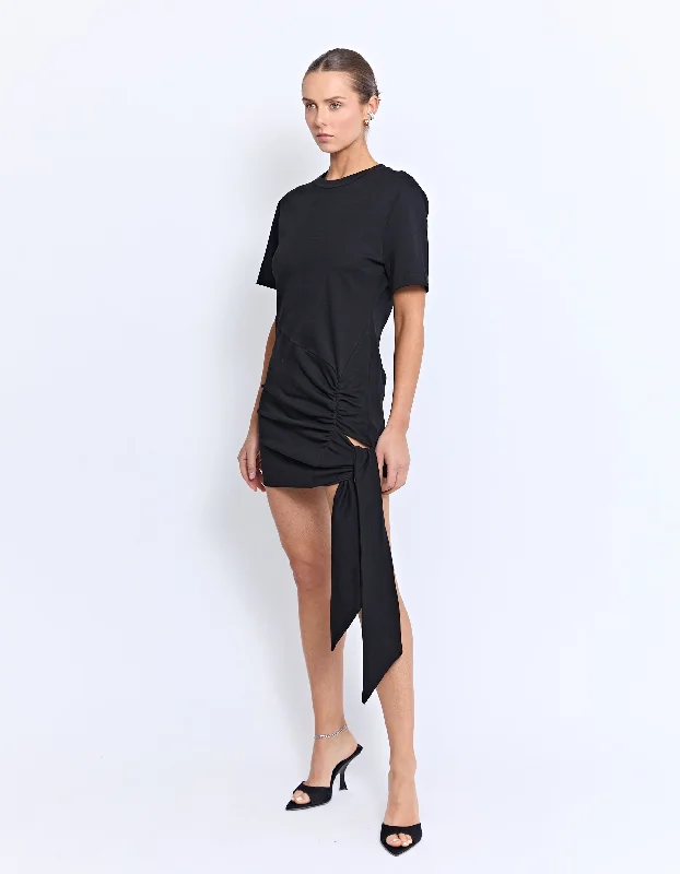 BASSETTE MINI DRESS | BLACK