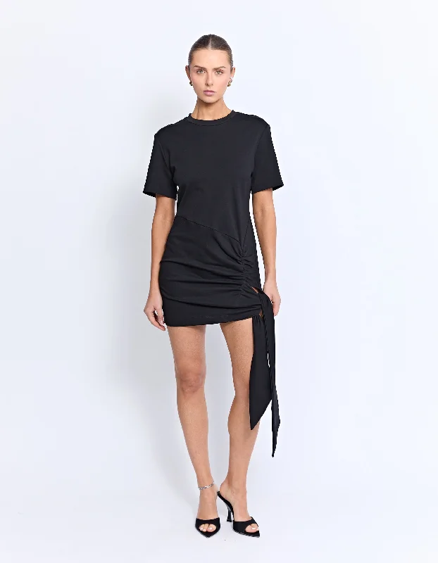 BASSETTE MINI DRESS | BLACK