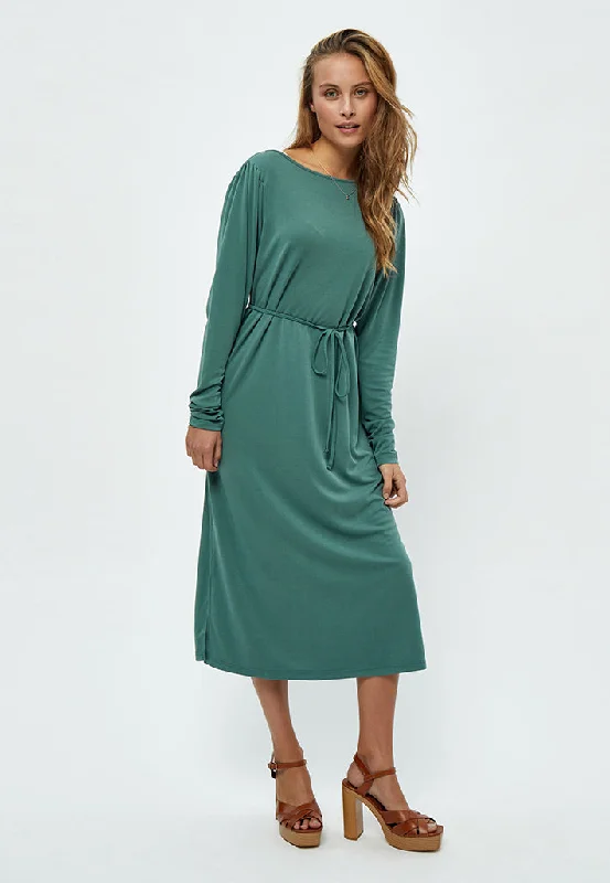 MSBrinley Boatneck Dress - Sea Mist