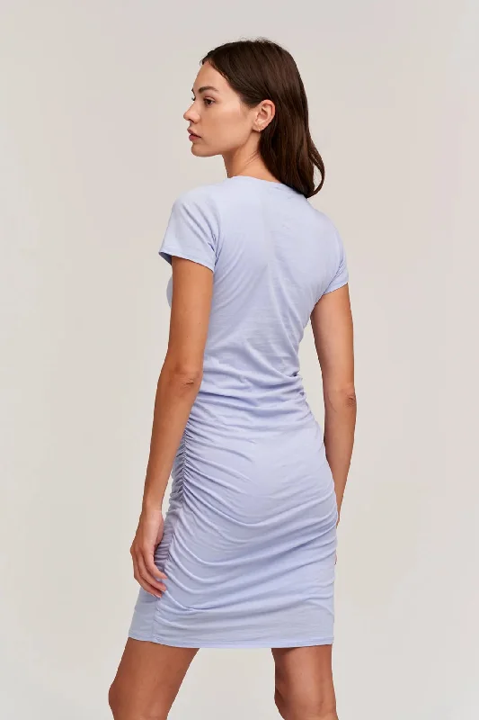 Cailey Shirred Seam Mini Dress - Belize