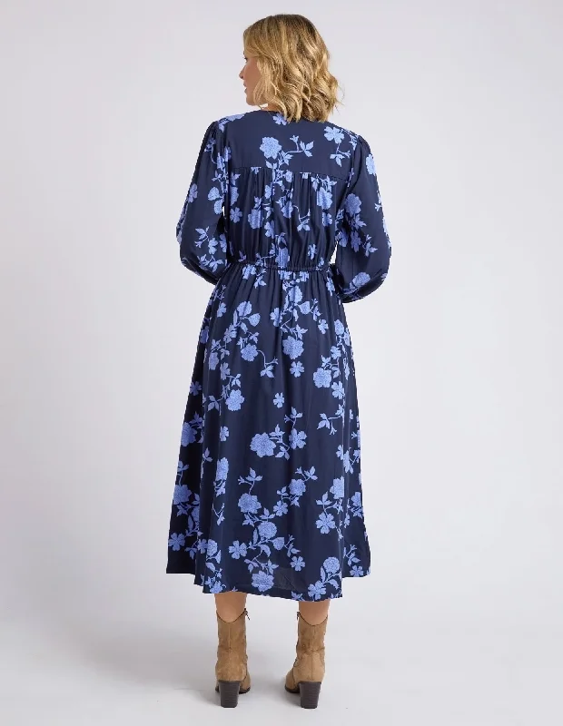 Elm Kasey Floral Dress Navy