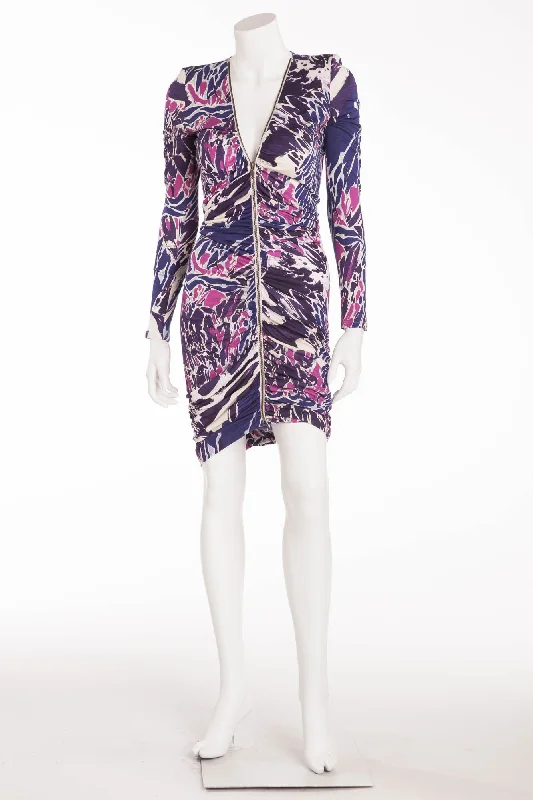 Emillio Pucci - Purple and Pink Zippered Dress - IT 42