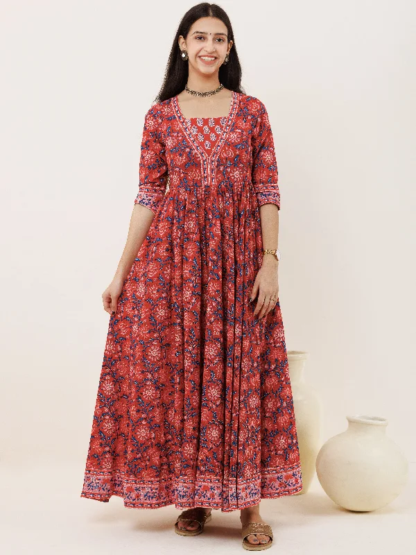 Fiza Misha Long Flared Dress