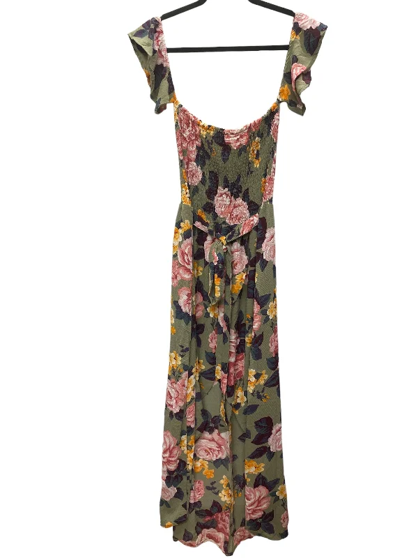 Floral Print Dress Casual Midi New Look, Size L