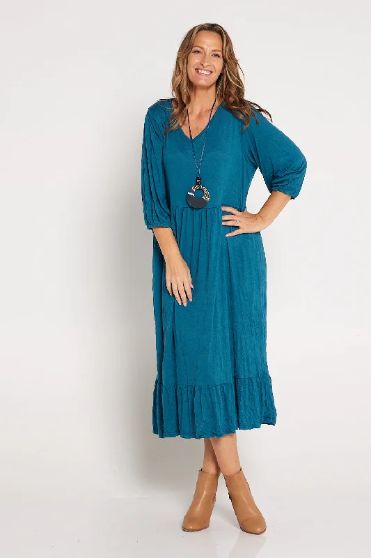 Leith Dress - Teal