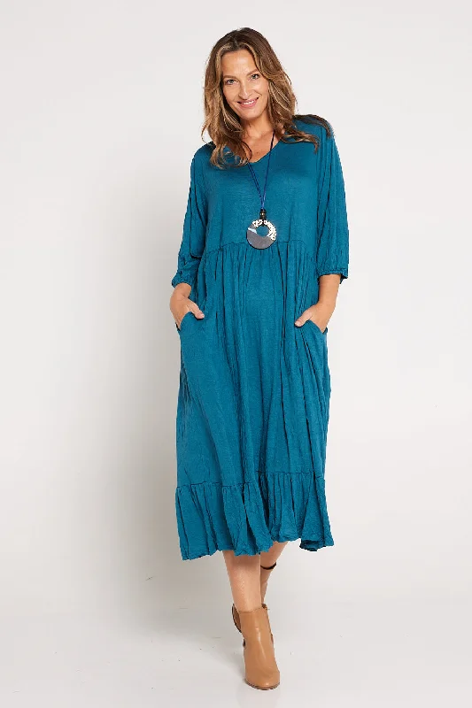 Leith Dress - Teal