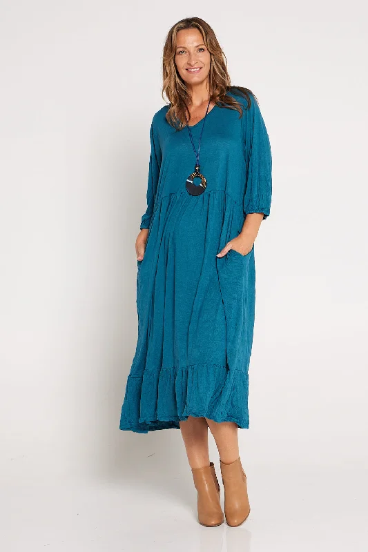 Leith Dress - Teal