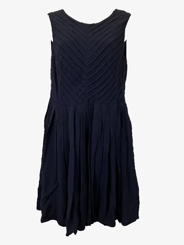 Marcs Chic A Line Pleated Midi Dress Size 12