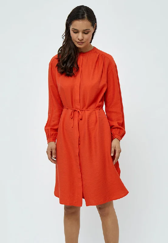 Mirinda Harmonia Shirt Dress - Intense Orange