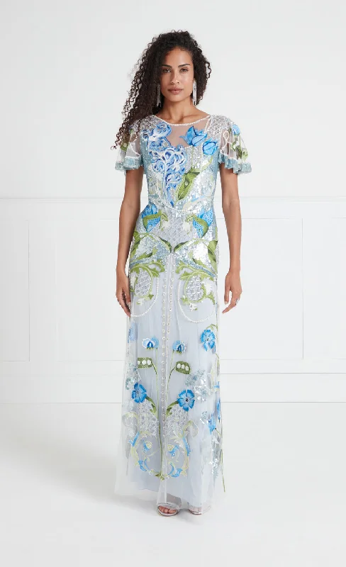 Ostuni Gown - Halogen Blue