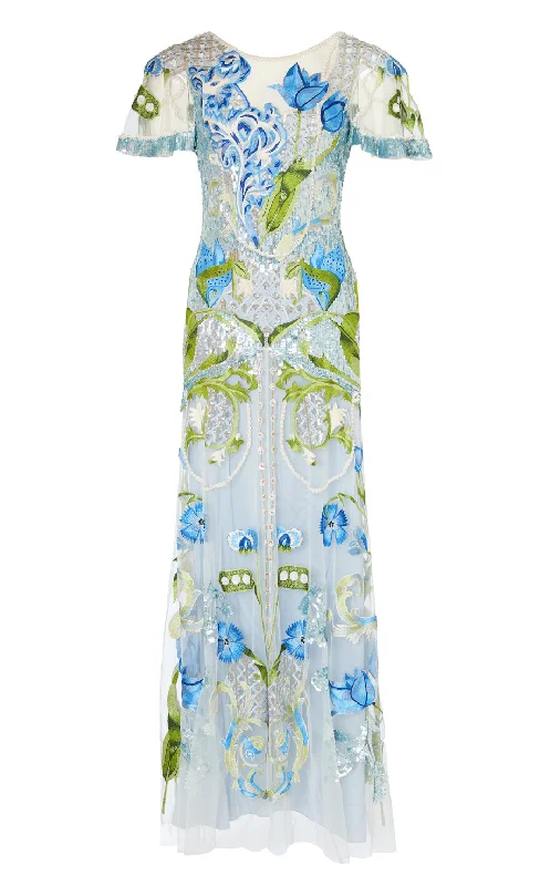 Ostuni Gown - Halogen Blue