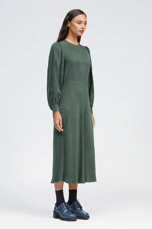 Peregrine Dress Dark Green