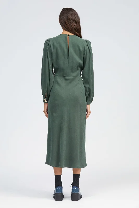 Peregrine Dress Dark Green