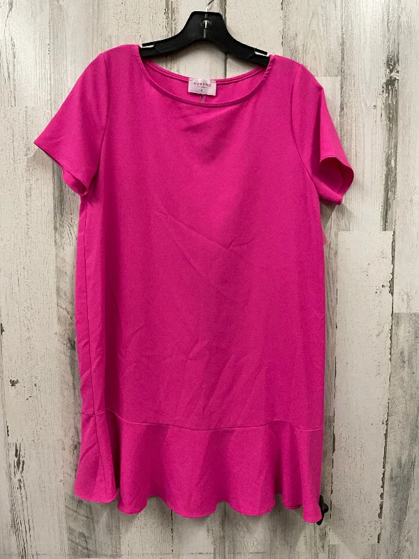 Pink Dress Casual Short Nymphe, Size M