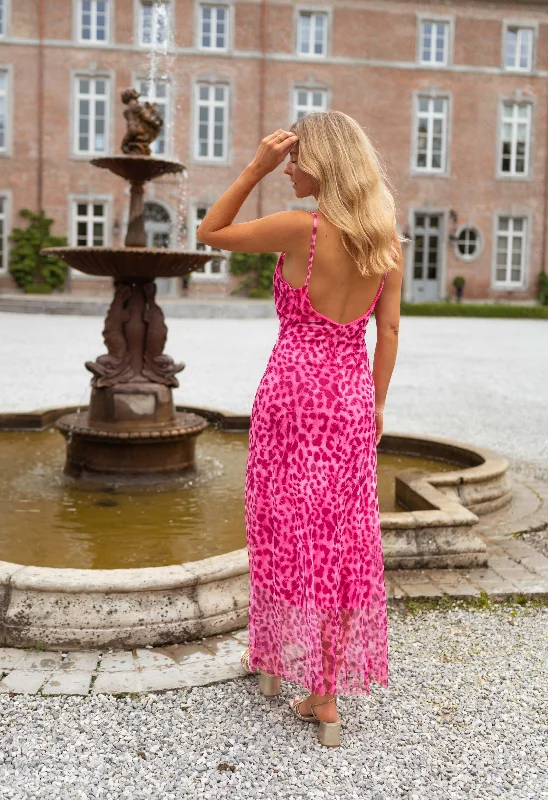 Pink Leopard Ludo Dress