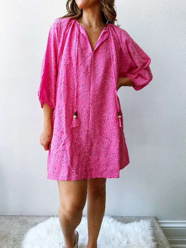 Pretty in Pink Tunic Dress