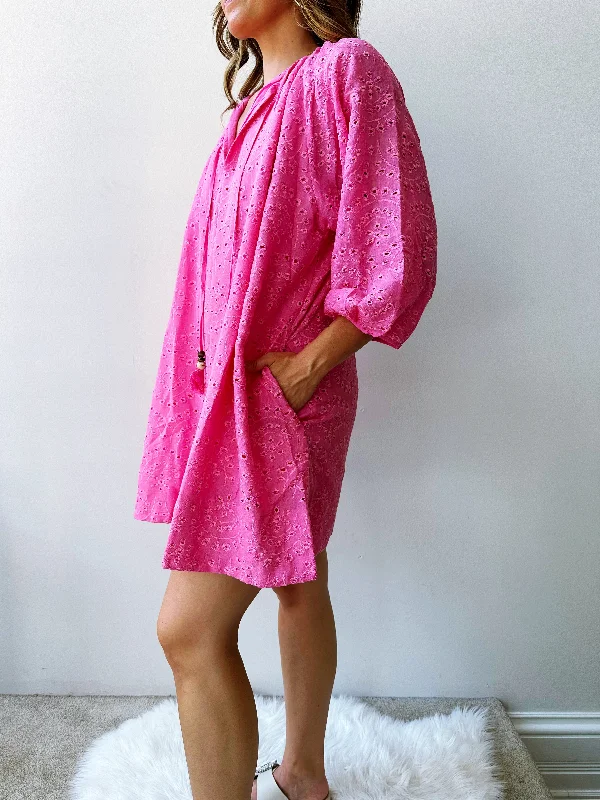 Pretty in Pink Tunic Dress