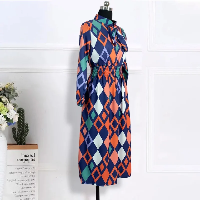 Print Vintage Dress