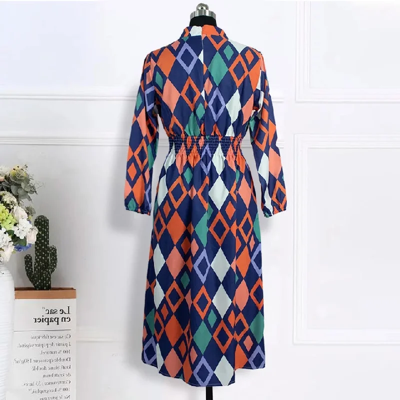 Print Vintage Dress