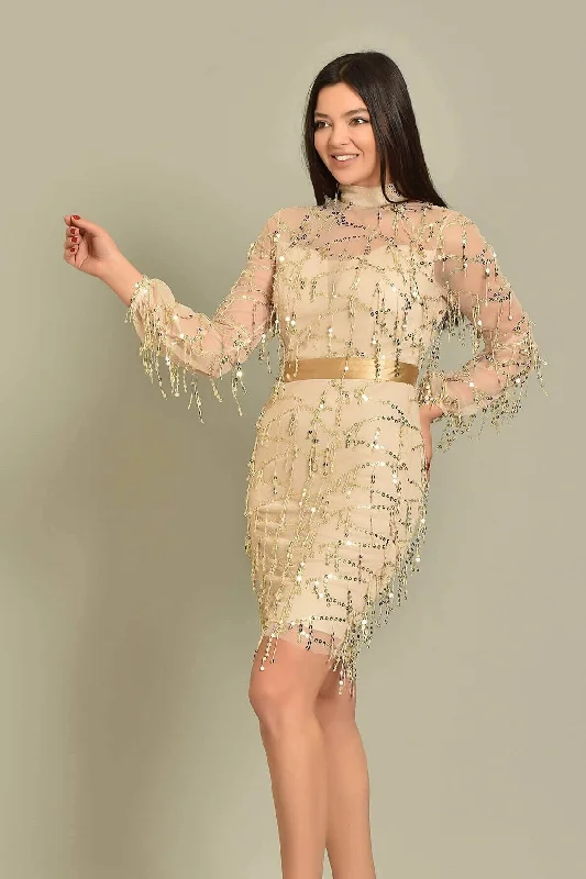 Sequin Evening Dress plus size